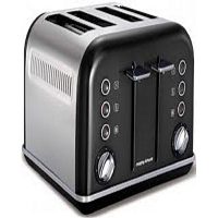 Morphy Richards Accents 4 Slice Toaster Black