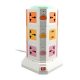 Rabia's Store Vertical Secure Power Sockets with USB Port Multi Color