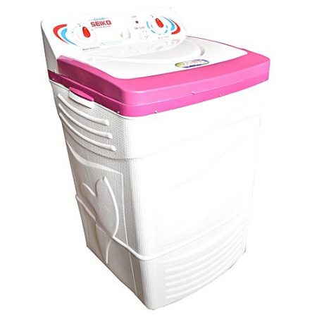 Seiko Appliances SK 5200Semi automatic washing machinepure copperwhite&pink color