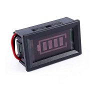 Silicon 12V Lead Acid Battery Capacity Indicator Black