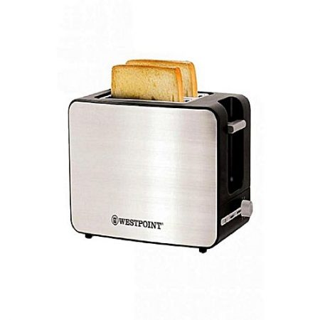 Westpoint Deluxe 2 Slice PopUp Toaster WF2532 Black & Silver (Brand Warranty)