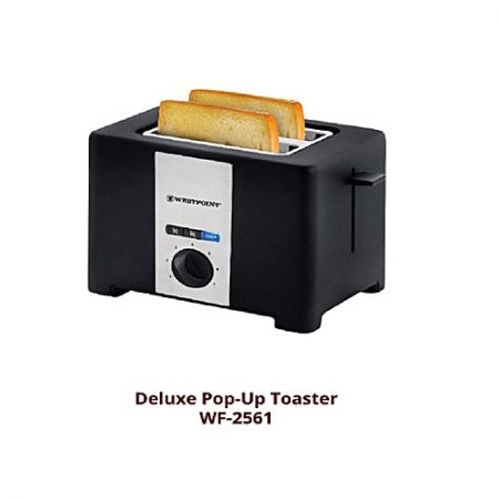 Westpoint Official WF2561 2 Slice PopUp Toaster Black