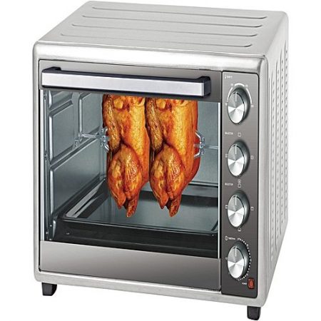 Westpoint Westpoint WF5500 Oven Toaster, Rotisserie with Conviction (55 Liter) Silver