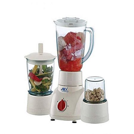 Anex AG6026 3 in 1 Deluxe Blender with Grinders
