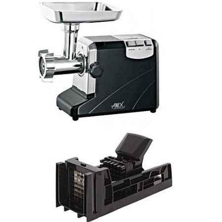 Anex Bundle Deal Deluxe Meat Grinder AG3060 & Chips Cutter AG14 Black