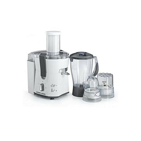 Black and Decker Black & Decker 4 In 1 Juicer, Blender & Grinder Black 500 W (JBGM600)