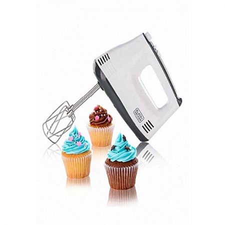 Black + Decker M350 Hand Mixer White & Grey