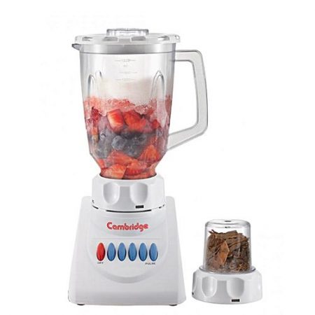 Cambridge Appliance BL208 2 in 1 Blender with Mill White