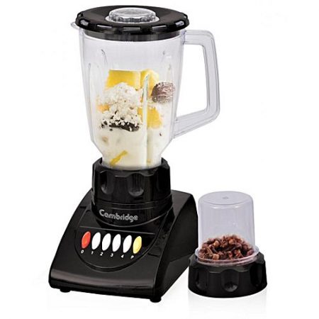 Cambridge Appliance BL2086 2 in 1 Blender with Mill Black