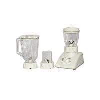 Gaba National GN2837 Blender & Grinder, Dry and Wet Mill 3 in 1 White (Brand Warranty)