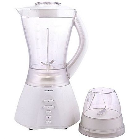 Nikai White Plastic Nikai Blender With Grinder