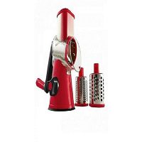 Westpoint Deluxe Manual Food Slicer & Grater Red & Silver Wf13