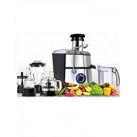 Westpoint Official WF8818 Deluxe Multi Function Food Processor 1000 Watts Silver & Black