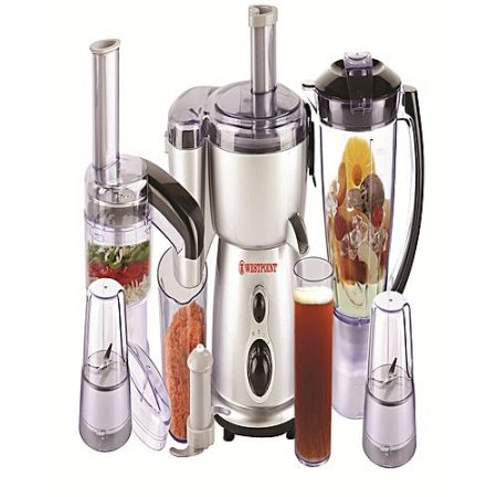 Westpoint WF2804 S Food Factory With 5 in 1 Grinder Silver