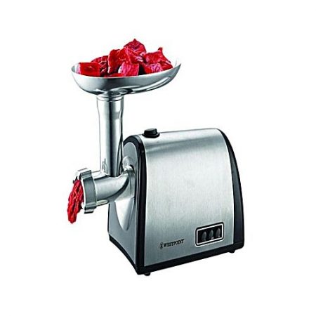 Westpoint WF3350 Deluxe Meat Grinder With Vegetable Cutter, Shredder and Slicer Silver