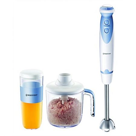 Westpoint WF3201 Deluxe Hand Blender, Chopper & Egg Beater 500W White