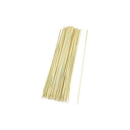 Alshops pk Pack Of 100 BBQ Bamboo Sticks Brown