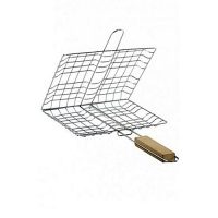 As seen on tv Bbq Grill Basket With Wooden Handle