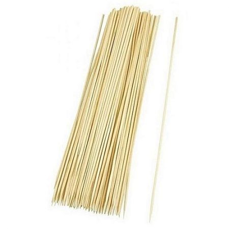 AtoZ Pack of 100 BBQ Bamboo Sticks Brown