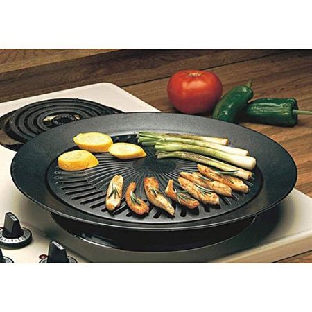 Attaris Communication Healthy Cooking Style Stove Top Barbecue Grill Nonstick Bbq Stovetop Black