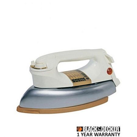 Black + Decker F-500 Heavy Weight Dry Iron White