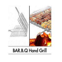 BUDEALS Bbq Stainless Steel Hand Grill Large