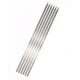 Click Here Pack of 6 BBQ Flat Tikka Skewers Silver