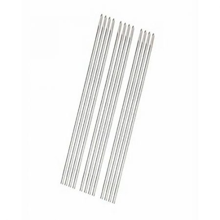 D&D Pack of 12 BBQ Kabab Skewers Silver