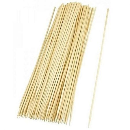 Dynamic Mart Wooden Bamboo Shashlik Sticks 45 Pcs Brown