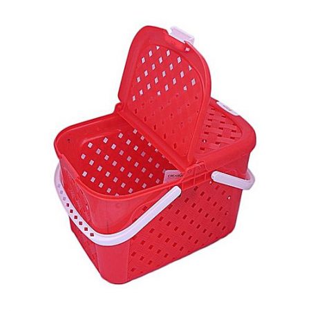 eden store Homecare Portable Storage, Picnic And Carry Basket With Lid