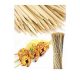 ELON Pack Of 100 Wooden Skewers Sticks Bbq Shashlik Sticks