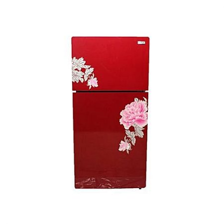 Gaba National GNR-168 Two Glass door Refrigerator Red (Brand Warranty)