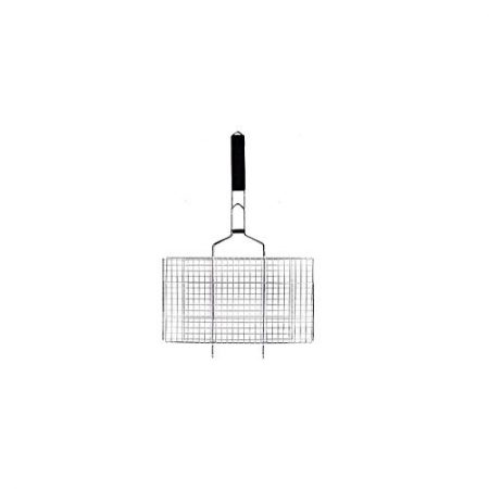 HN sports Large Grill Basket BBQ Accessory for Fish Chicken Meat Vegetable