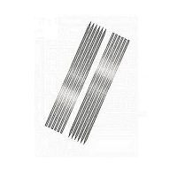 Imran Products Pack Of 12 Bbq Skewers Silver