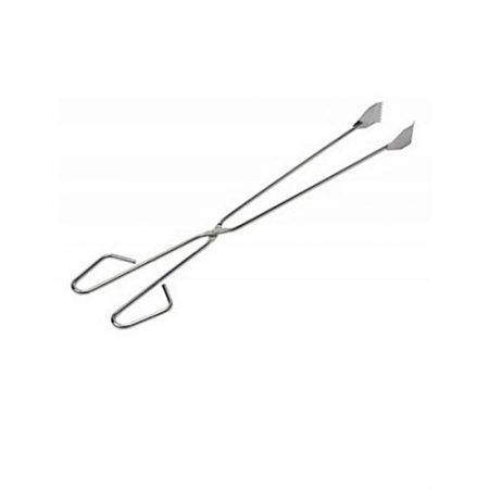 Item4u Stainless Steel Bbq Tongs Silver