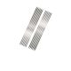 Jagga Pack Of 12 Bbq Flat Tikka Skewers Silver