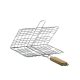 Lets Shop Fish &Chicken BBQ Grill Basket Silver