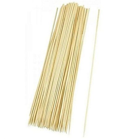 Mahmar2 Wooden Bamboo Bbq Sticks 45 Pcs Brown