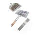Malik Deal Pack Of 7 6 Bbq Skewers &1 Bbq Stainless Steel Hand Grill Large