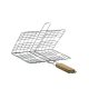 Meena Bazar Fish &Chicken BBQ Grill Basket Silver