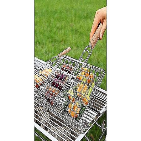 My Choice Bbq Hand Grill Silver