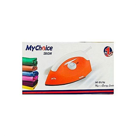 My Choice Heavy Duty Dry Iron ORANGE