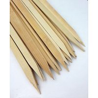 Nidas 8 Inch BBQ Bamboo Skewers Wood Best for Shish Kabob, Grill, Fruit, Cocktail Chocolate Fountain