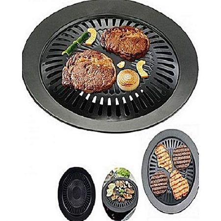 Online Communication shop Smokeless Bbq Barbecue Grill Black