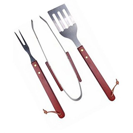 OnlineShoppingStore 3 Piece Stainless Steel BBQ Tool Set