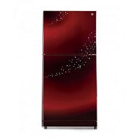 PEL PRGD-2200 Desire Glass-Door Refrigerator -Red