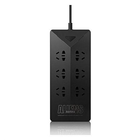 Remax Alien Series RU-S4 5 USB Ports Hub and 6 Universal Plug 4.2A EU Plug Power Strip Black