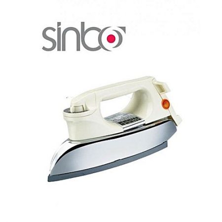 Sinbo Imported Turkish Dry Iron White & Silver SDI-2897