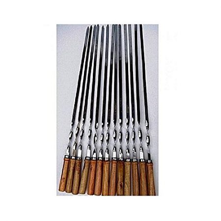 Smart Click Bbq Skewers Wooden Handle 12 Pcs