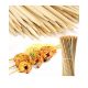 Smartoo 100 Bamboo Wooden Skewers Sticks BBQ Shashlik Sticks